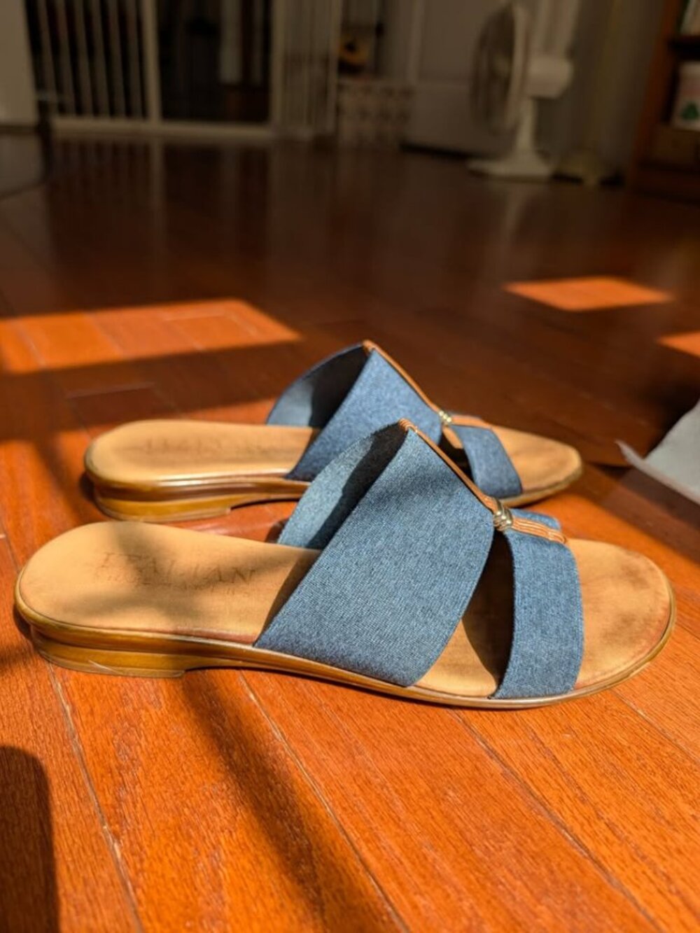 Italian Shoemakers Neema Sandal - Women's 8 - Denim - Picture 5 of 6